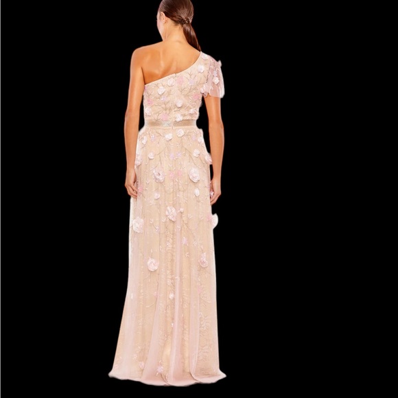 NWT Mac Duggal 3D Floral One Shoulder Gown. B282 - Picture 6 of 16